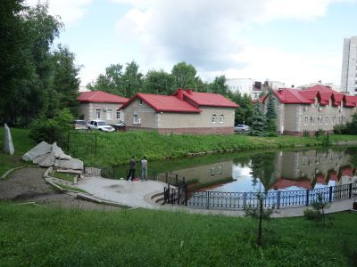 Дома Краевского и Блохина в саду С.Т.Аксакова