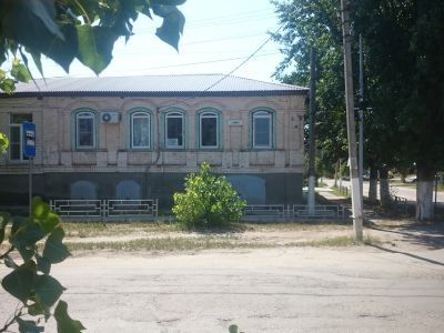 Здание, в котором находился штаб формирования воинских частей в годы Великой Отечественной войны