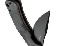Складной нож Petrified Fish Warrior, сталь K110, рукоять Carbon Black