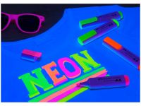 Маркер перманентный для ткани Faber-Castell "Textile Neon" 1-5 мм, разные цвета