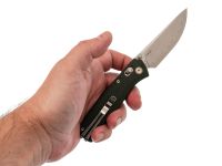 Складной нож SRM Medal 255L-MG2, сталь 140Cr, рукоять микарта, зеленый