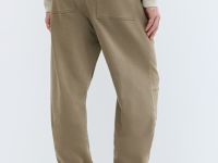 Джоггеры из эластичной ткани, Бежевый