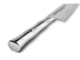 Набор из 4 ножей и подставки Samura Bamboo в подарочной коробке SBA-5, сталь AUS-8, рукоять нержавеющая сталь