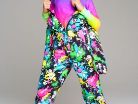 Комбинезон текстильный с полиуретановым покрытием для девочек