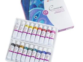 Набор акрила "Сонет" 18 шт*10 мл, картон