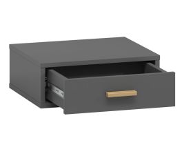 Тумба прикроватная подвесная Ивейн 5-42x15 Графитовый