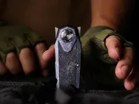 Складной нож Remette Infinite Power, сталь M390, рукоять титан, цвет черно-желтый