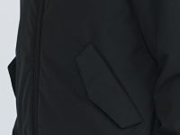 Утеплённая куртка с воротником-стойкой, Черный