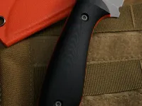 Туристический нож N.C. Custom Crony, сталь AUS-10, рукоять Black/Orange G10