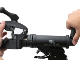 Стенд ремонтный складной Bike Hand YC-100BH для домашних механиков (серый)