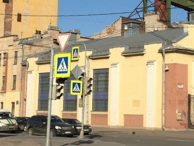 Центральная электростанция городского трамвая с водокачальней