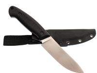 Нож Охотник, сталь Elmax, рукоять G10 со вставкой микарта, черный