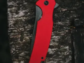 Складной нож Mr.Blade Hellcat blackwash сталь VG-10, рукоять Red G10