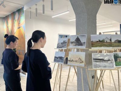 В Национальной библиотеке Якутии открылась выставка, посвящённая архитектурному наследию народа Саха
