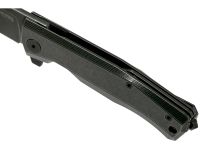 Складной нож LionSteel MT01B BW, сталь M390, рукоять Black titanium