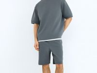 Футболка из плотного хлопка, Серый