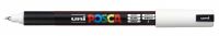 Маркер UNI "POSCA" PC-1MR, 0,7 мм, наконечник игольчатый, цвет белый