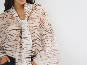 Блузка из лиоцелла с бантом-завязкой, Белый