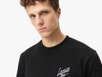 Мужская хлопковая футболка Lacoste классического кроя