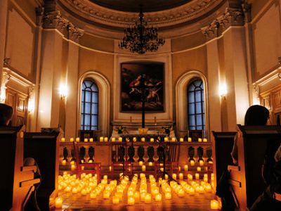 Иоганн Себастьян Бах в сиянии свечей