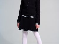 Комплект трикотажный для девочек: кардиган, юбка