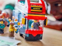 City 60407 Конструктор Красный двухэтажный экскурсионный автобус