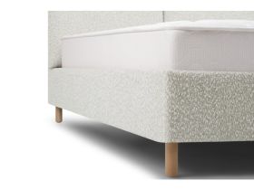 Кровать Коверти 140 Букле Молочно-серый