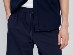 Шорты из хлопка с эластичным поясом