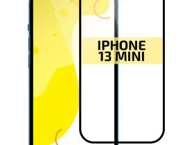 Защитное стекло Tempered Glass 9H для Apple iPhone 13 mini антибликовое (черная рамка)