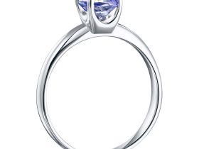 Кольцо из серебра с танзанитом э0608кц11102400