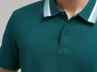 Поло slim fit из хлопка пике