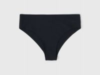 Бесшовные трусы со средней посадкой, Черный