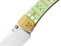 Складной нож Kizer Christmas Mini MoMo, сталь S45VN, рукоять G10/алюминий, лимитированная версия