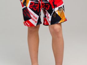 Шорты текстильные плавательные для мальчиков, длинные