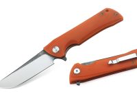 Складной нож Bestech Paladin 100 мм, сталь D2, рукоять G10, оранжевый
