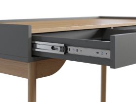 Стол Торвалль-4 110x50 Графитовый/Натуральный