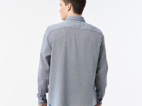 Мужская хлопковая рубашка Lacoste