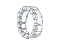 Подвеска из белого золота с бриллиантами э4701пд07210117