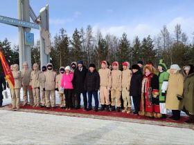 Эстафета Знамени Победы пришла в Мирнинский район