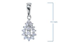 Подвеска из серебра э0612пд08189300