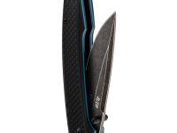 Складной нож ВДВ, сталь D2, рукоять G10, черный