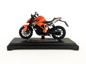 12837PW Игрушечный мотоцикл Welly KTM 1290 SUPER DUKE R
