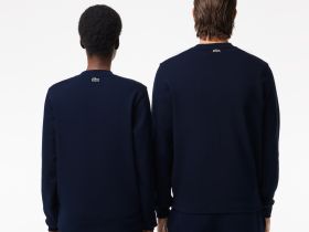 Хлопковый свитшот Lacoste унисекс