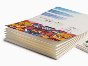 Альбом для рисования акварелью "Carioca Plus" A4 20 л 300 г, 25% хлопка, крупное зерно