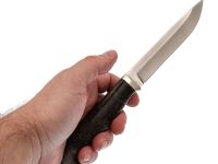 Нож Финка, сталь N690, рукоять кап клена