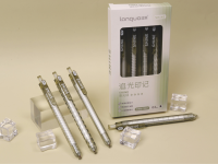 Набор ручек гелевые Languo, 0,5 мм, 4 шт, черная