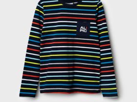 Фуфайка трикотажная для мальчиков (футболка с длинными рукавами)