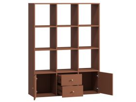 Стеллаж Кейн 2-112x149 Терракотовый