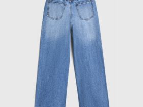 Джинсы Straight для девочек, Голубой