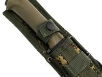 Армейский нож Милитари, сталь AUS-8, рукоять хаки, Кизляр